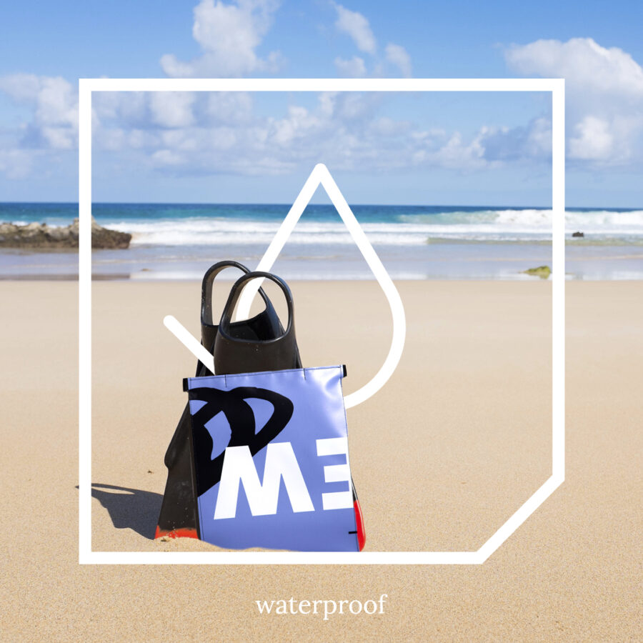 Shopping bag LUPE color tinta. waterproof
